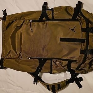 Jordan unisex Jumpman top loader laptop backpack one size color green